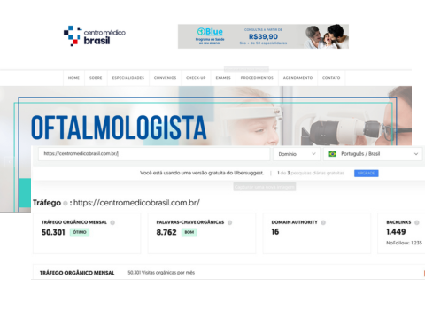 Sites Profissionais Centro Médico Brasil